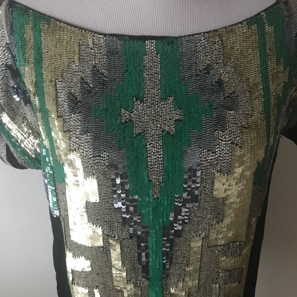 Free People Embroidered Sequin Top - Picture 4 of 5